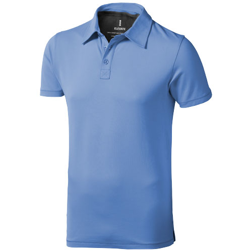 Polo publicitaire hommes 200g - MARKHAM Bleu clair